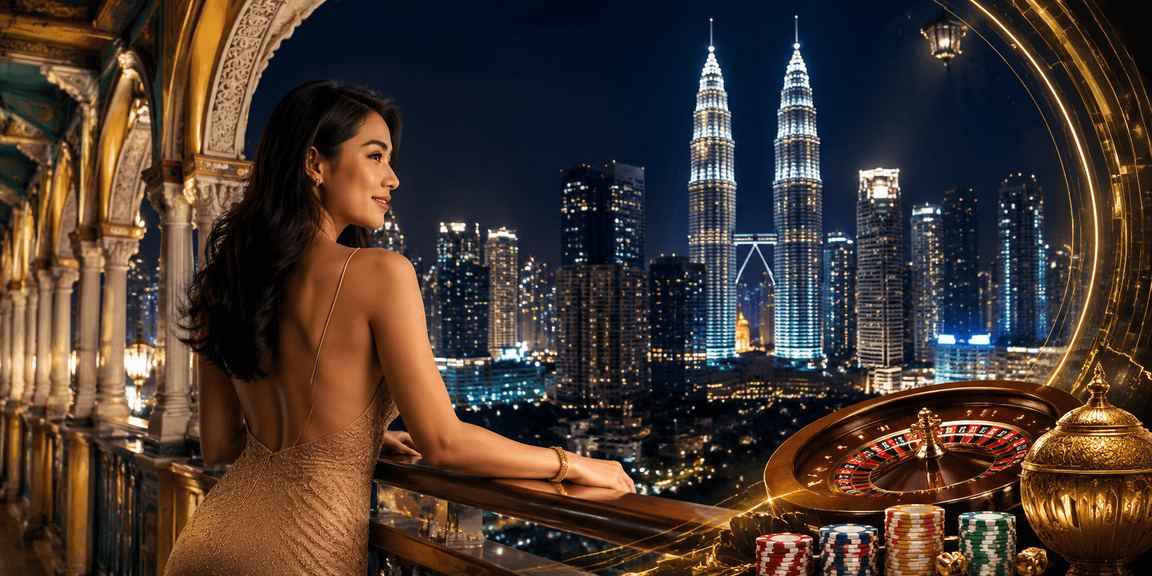 Pemain baccarat di Kuala Lumpur mengakses meja kasino langsung mega338